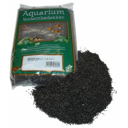 Aquarium grind edelspit zwart 1-2 zak 20 kg