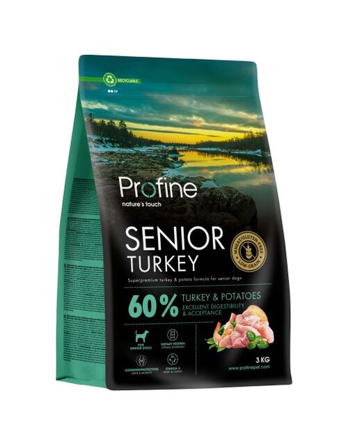 Profine Hondenvoer senior kalkoen 3kg
