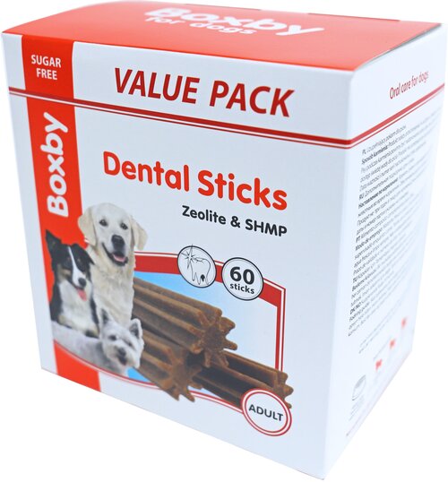 PROLINE BOXBY DENTALSTICK MEDIUM DOOS A 60 STUKS