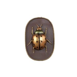 PTMD Adalay Gold poly ladybug shaped wall hanger
