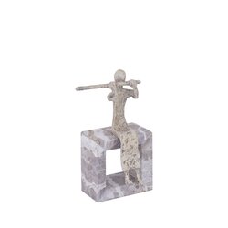 PTMD Aleria Beige casted alu flute lady on marble base - afbeelding 2