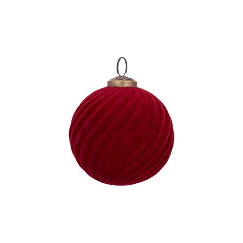 PTMD Alezay Burgundy glass flocking ball ribbed M