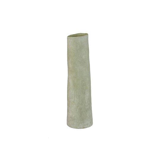 PTMD Ardala Green straight round ceramic vase M