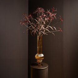 PTMD Bamboo Leafs Burgundy umbrella bamboo spray - afbeelding 3
