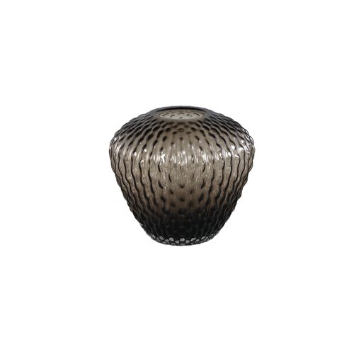 PTMD Bridney Brown glass vase cactus structure round S