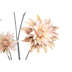 PTMD Dahlia Flower Beige 5 flower dahlia spray - afbeelding 2