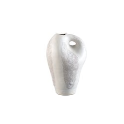 PTMD Dangelo White ceramic irregular vase high S - afbeelding 1