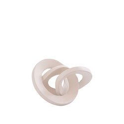 PTMD Davean Beige casted alu knot shaped statue small