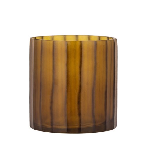 PTMD Elois Brown glass round angular stormlight - afbeelding 1