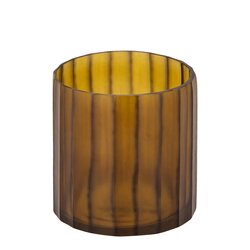 PTMD Elois Brown glass round angular stormlight - afbeelding 2
