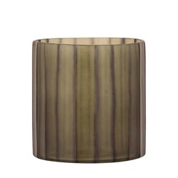 PTMD Elois Dark Grey glass round angular stormlight - afbeelding 1