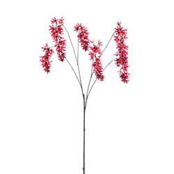 PTMD Garden Flower Burgundy hanging wisteria spray - afbeelding 1