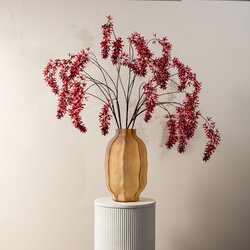 PTMD Garden Flower Burgundy hanging wisteria spray - afbeelding 3