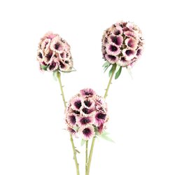PTMD Garden Flower Pink scabiosa spray - afbeelding 2