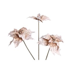 PTMD Garden Flower velvet Champagne poinsettia spray - afbeelding 2