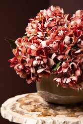 PTMD Hydrangea Flower Pink hydrangea stem small - afbeelding 5