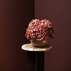 PTMD Hydrangea Flower Pink hydrangea stem small - afbeelding 3