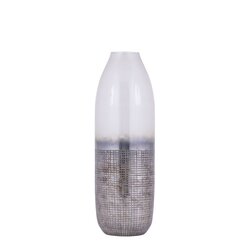 PTMD Imaria Cream round glass vase rough finish S - afbeelding 1