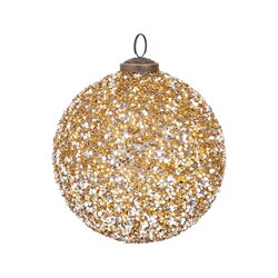 PTMD Ingra Gold glass round ball with beads L