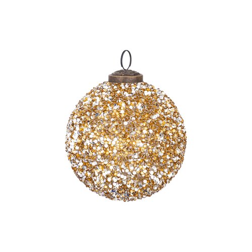 PTMD Ingra Gold glass round ball with beads M