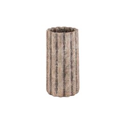 PTMD Jaydean Grey cement pot ribbed structure high XS