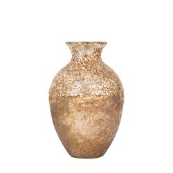 PTMD Jule Gold iron half mosaic oily color ball vase S - afbeelding 1