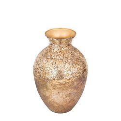 PTMD Jule Gold iron half mosaic oily color ball vase S - afbeelding 2