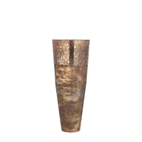 PTMD Jule Gold iron half mosaic oily color high vase S - afbeelding 1