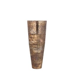 PTMD Jule Gold iron half mosaic oily color high vase S - afbeelding 1