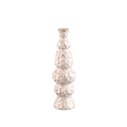 PTMD Kirsey Cream ceramic candleholder irregular B - afbeelding 1