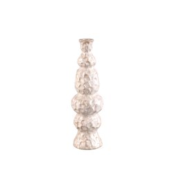 PTMD Kirsey Cream ceramic candleholder irregular B - afbeelding 1