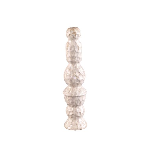 PTMD Kirsey Cream ceramic candleholder irregular C - afbeelding 1