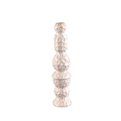 PTMD Kirsey Cream ceramic candleholder irregular C - afbeelding 1