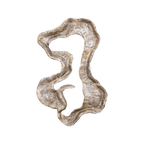 PTMD Leala Champagne casted alu organic wall panel S - afbeelding 1