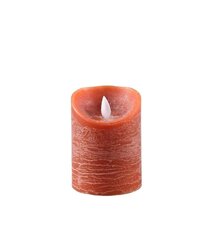 PTMD LED Light Candle rust orange moveable flame S