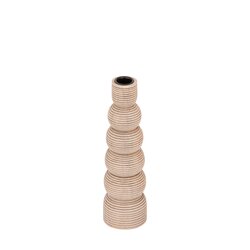 PTMD Lenna White wood candleholder rounds S - afbeelding 2