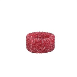 PTMD Marsella Dark Pink glass crystal tealight round S
