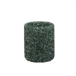 PTMD Marsella Petrol glass crystal tealight round L