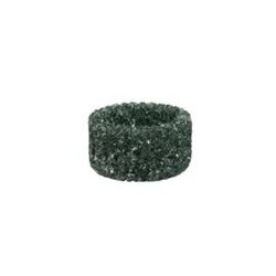 PTMD Marsella Petrol glass crystal tealight round S