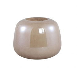 PTMD Mexx Liver round glass vase small