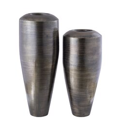 PTMD Micheal GunMetal alu sheet pot high round L - afbeelding 3