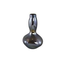 PTMD Naima Light Brown glass irregular shape vase bulby