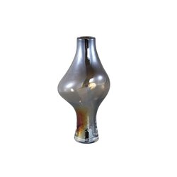 PTMD Naima Light Brown glass irregular vase wide middle