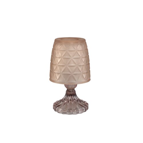 PTMD Nimo Beige matte clear mix lamp tealight holder