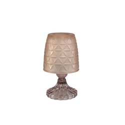 PTMD Nimo Beige matte clear mix lamp tealight holder