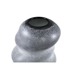PTMD Orietta Grey matte glass vase wavy round L - afbeelding 2