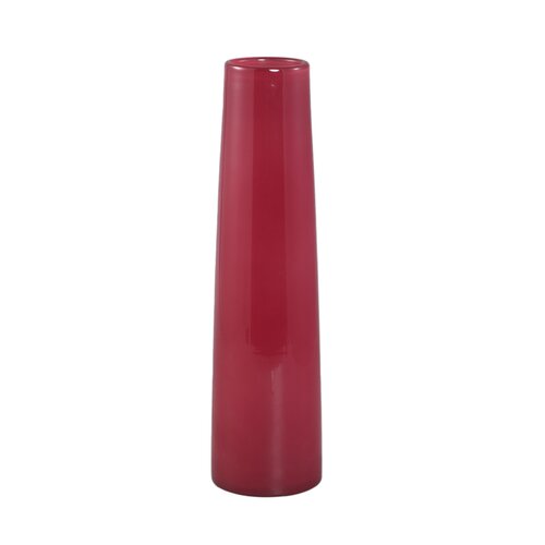 PTMD Saelah Dark Pink glass small vase round L