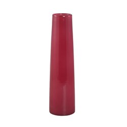 PTMD Saelah Dark Pink glass small vase round L