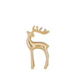 PTMD Shailie Champagne alu reindeer statue S - afbeelding 1