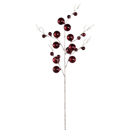PTMD Twig Plant Red metallic ball spray - afbeelding 1